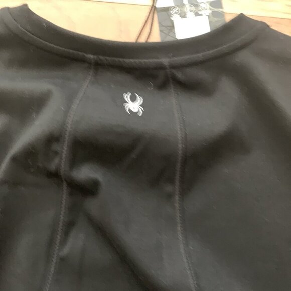 Spyder Ladies' Long Sleeve Active Top Black Size Small Nylon Spandex NWT - Picture 8 of 15